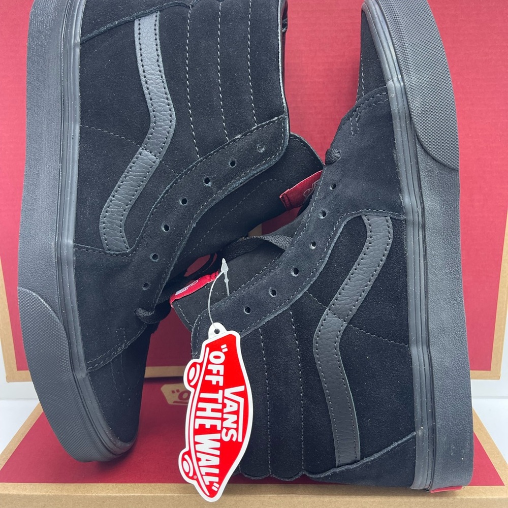 Vans Sk8-Hi 'Black Suede'
 WMNS Black High-Top Sneakers - Picture 10 of 16